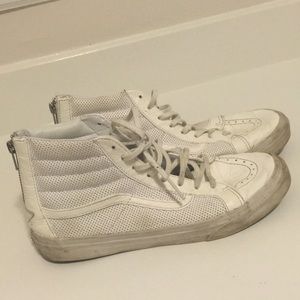high top white vans